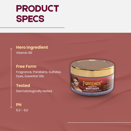 PURGENCE Hyaluronic Acid Face Moisturizer