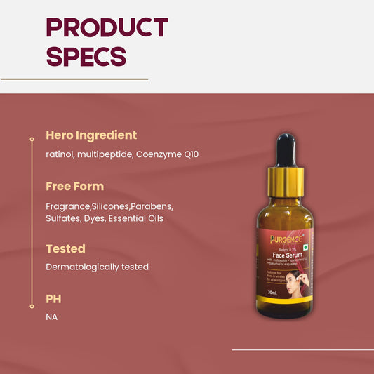 PURGENCE Anti-Aging ratinol Serum