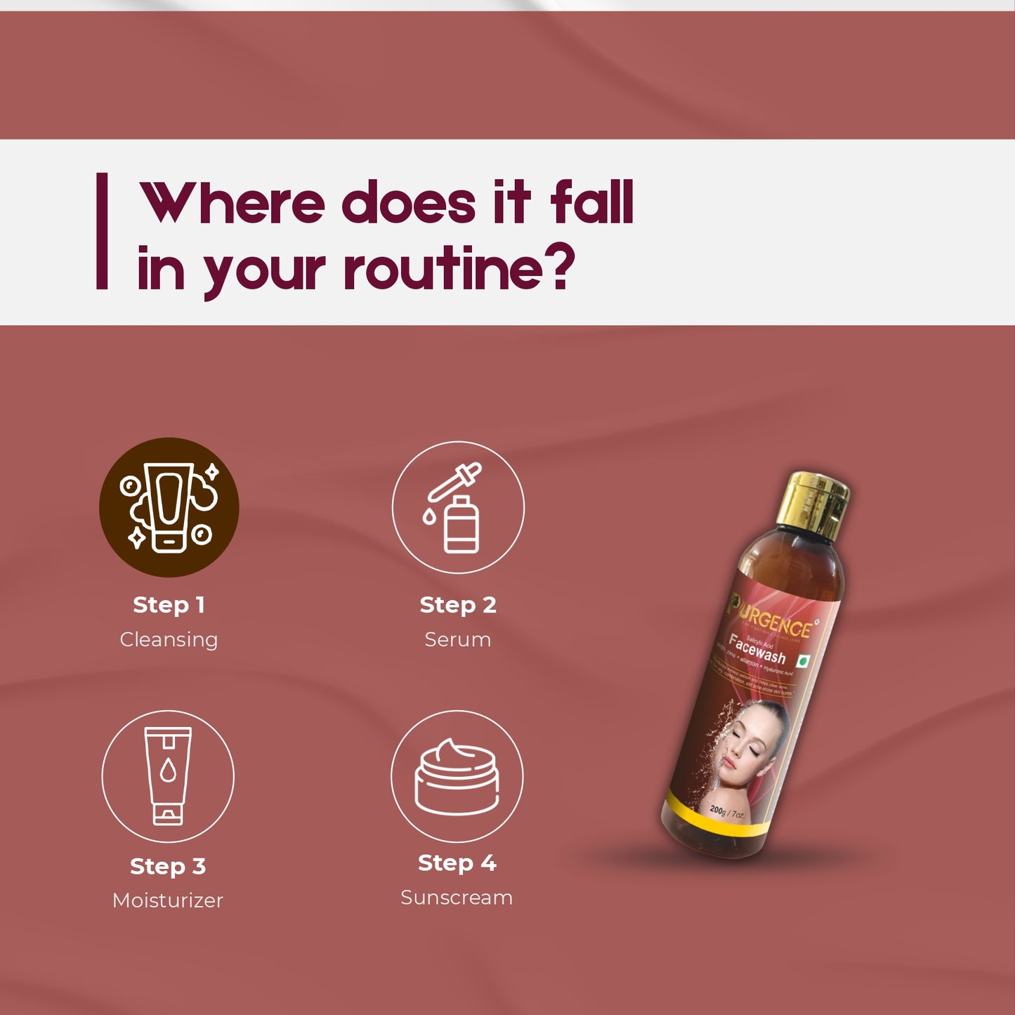 PURGENCE Salicylic Acid Face Wash