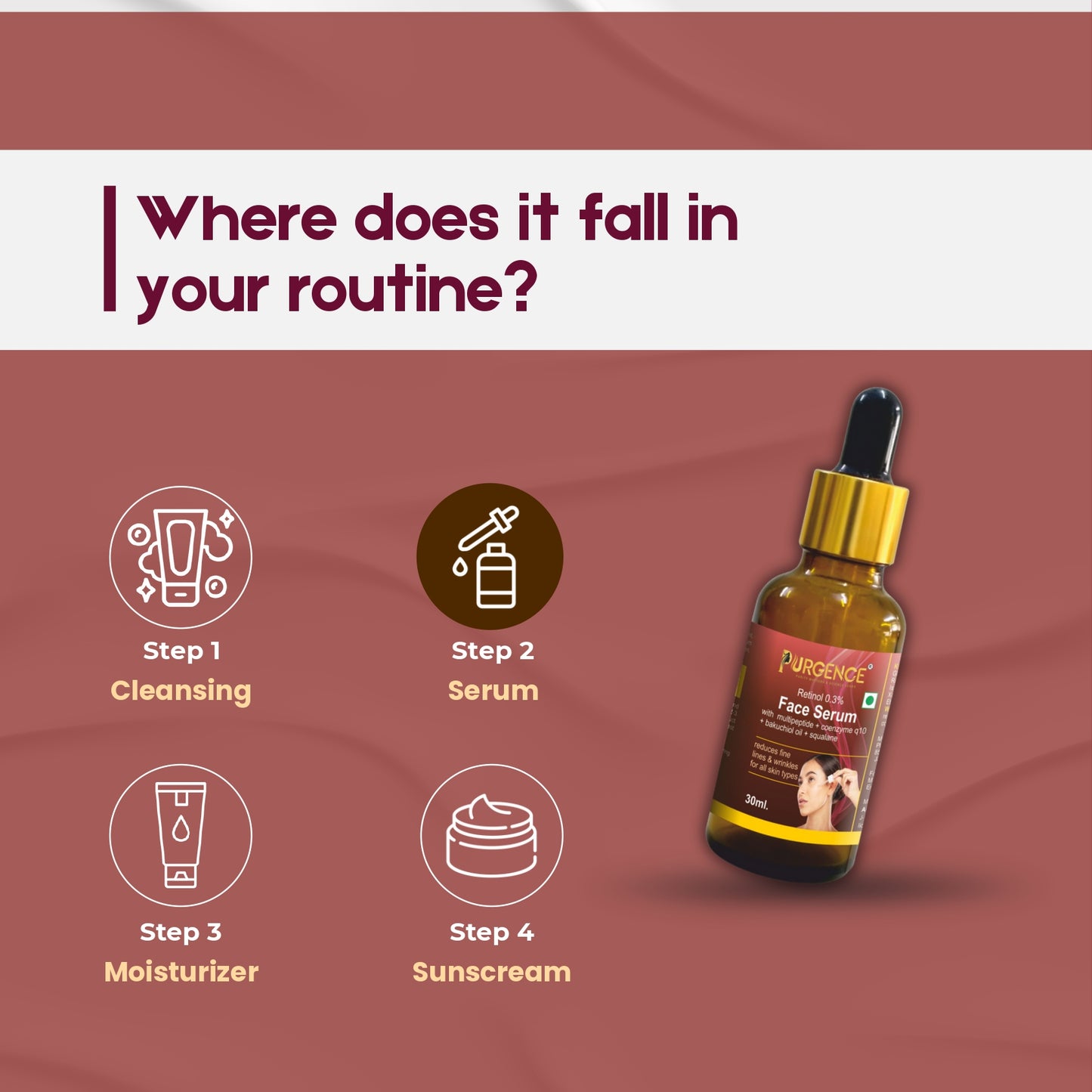PURGENCE Anti-Aging ratinol Serum